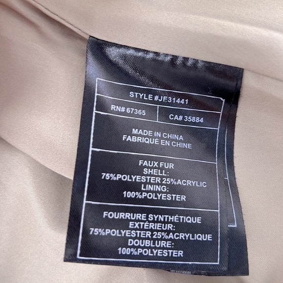 Jack by BB Dakota Azza Faux Fur Cropped Vest Size Small - Picture 8 of 12